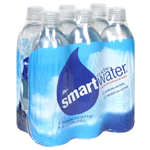 smartwater, 6pk, 20 oz each