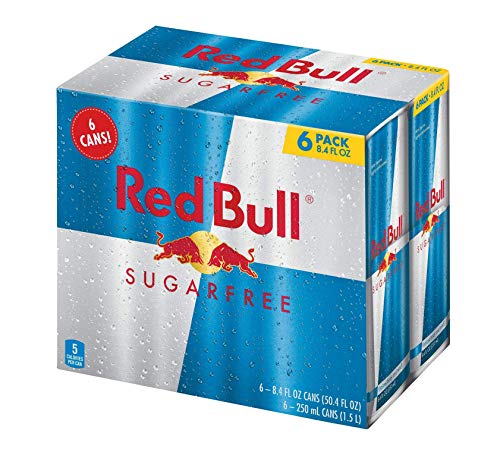 Energy Drink Sugar Free, 6 Pack of 8.4 Fl Oz (New Version)