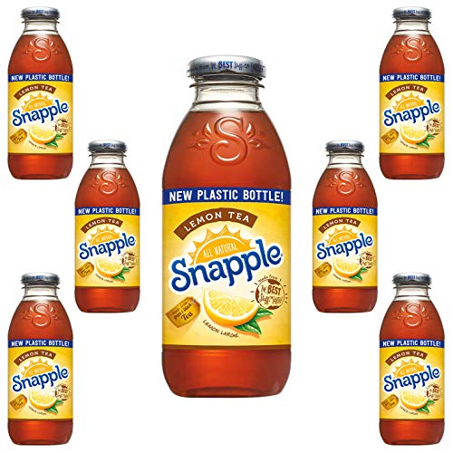 Snapple Iced Tea With Lemon, 16oz Bottle (Pack of 8, Total of 128 Fl Oz)