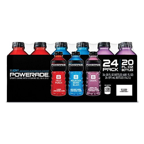 Powerade Sports Drink Variety Pack (20 Oz Bottle, 12 Count)