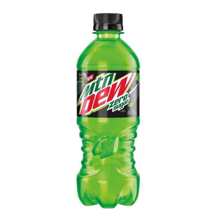 New Mountain Dew Zero Sugar 20oz bottle, 6 pack