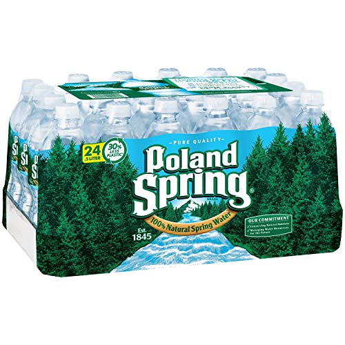 Poland Springs Bottled Water 16.9oz Bottles - Pack of 24 (1 PACK)