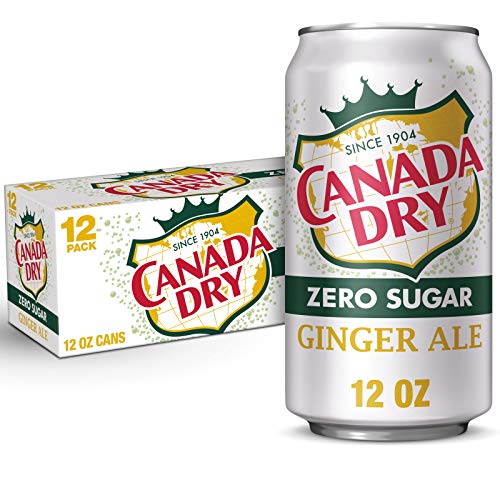 Canada Dry Diet Ginger Ale Fridgepack Soft Drink Cans, 12 oz