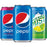 Pepsi Soda Variety Pack, PepsiWild Cherry PepsiSierra Mist, 12 fl Oz. cans (Pack of 18)