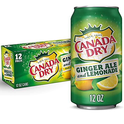 Canada Dry Ginger Ale and Lemonade, 12 fl oz cans (pack of 12)