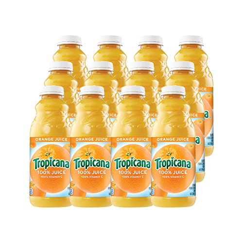 Tropicana Orange Juice, 32 oz Bottles, 12 Count