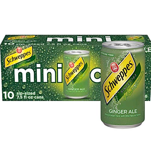 Schweppes Mini Cans 10 Pack, Ginger Ale, 75 Fl Oz