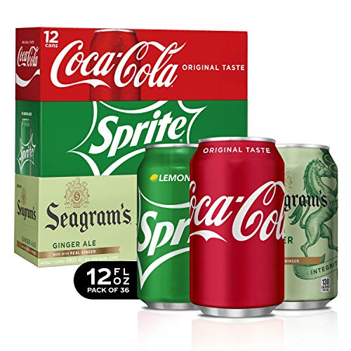 Coca-Cola Soda Soft Drink Party Pack, 12 Fl Oz