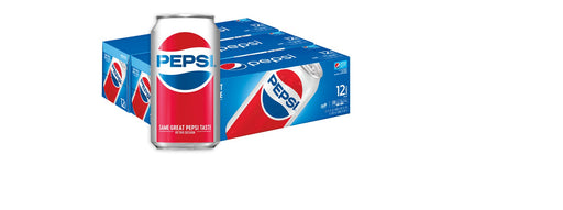Pepsi Soda, Fridge Pack Bundle, 12 fl oz, 36 Cans (Packaging May Vary) Pepsi 12 Fl Oz (Pack of 36)