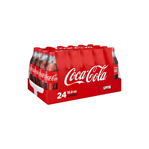 Coca-Cola Classic Soda, 16.9 Ounce (24 Bottles) Cola 16.9 Fl Oz (Pack of 24)
