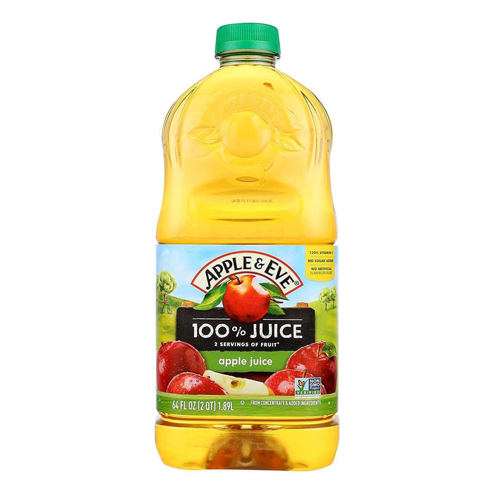 Apple & Eve 100Percent Apple juice, 64 Ounce - Pack of 4