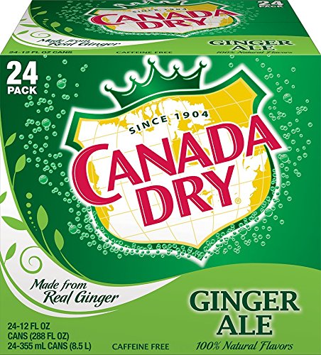 Canada Dry Ginger Ale Cans, 24 Count, 12 Fl oz