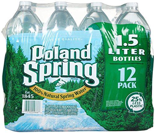 PolandSprings Spring Water, 12 Count, 50.7 Ounce