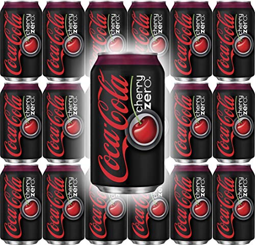 Coke Zero Cherry Flavor, 12 Oz can (Pack of 18, Total of 216 Fl Oz)
