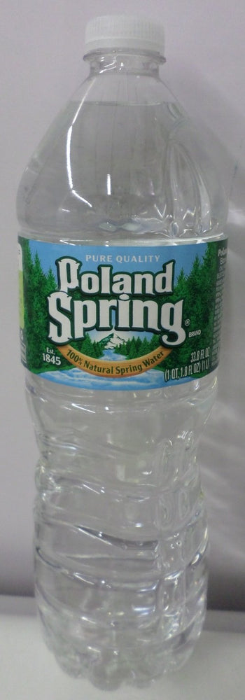 Poland Spring Spring Water - 33.8 Oz (7 Bottles) 33.8 Fl Oz (Pack of 7)