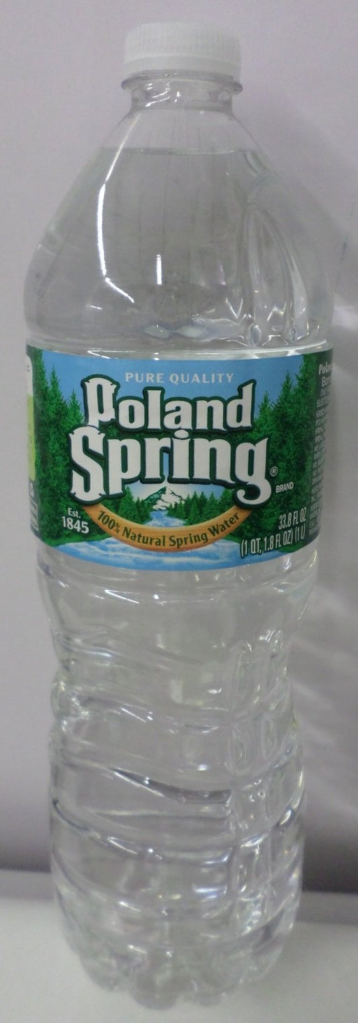 Poland Spring Spring Water - 33.8 Oz (7 Bottles) 33.8 Fl Oz (Pack of 7)