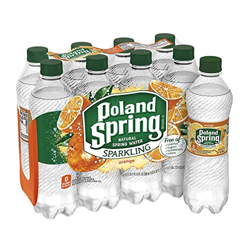 Poland Spring Sparkling Water Orange 8 Pack