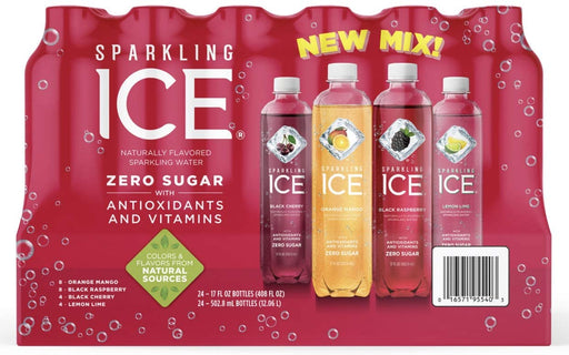 Sparkling ICE Fruit Blasters Variety Pack, 24 pk