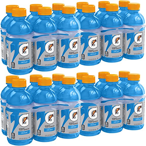 Gatorade Thirst Quencher Sports Drink, Cool Blue, 12 Ounce, 24 Bottles