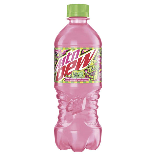 NEW Mountain Dew Major Melon 20oz bottles Pack of 24