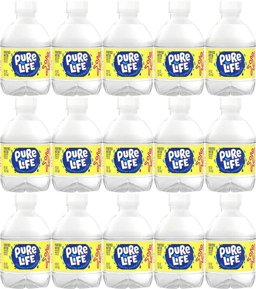 Nestle Water, Pure Life, Purified Water, 8 Fl Oz (Pack of 15, Total of 120 Fl Oz)
