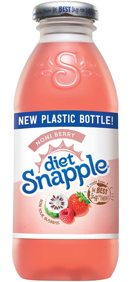 Diet Snapple Noni Berry, 16 fl oz (12 Plastic Bottles) 16 Fl Oz (Pack of 12)