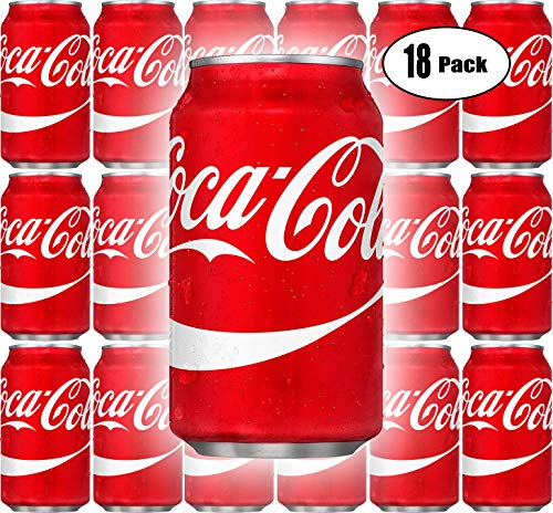 Coca-Cola, Coke Classic, Original, 12oz Cans (Pack of 18, Total of 216 oz)