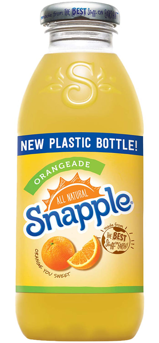 Snapple - Orangeade - 16 fl oz (12 Plastic Bottles) Orangeade 16 Fl Oz (Pack of 12)