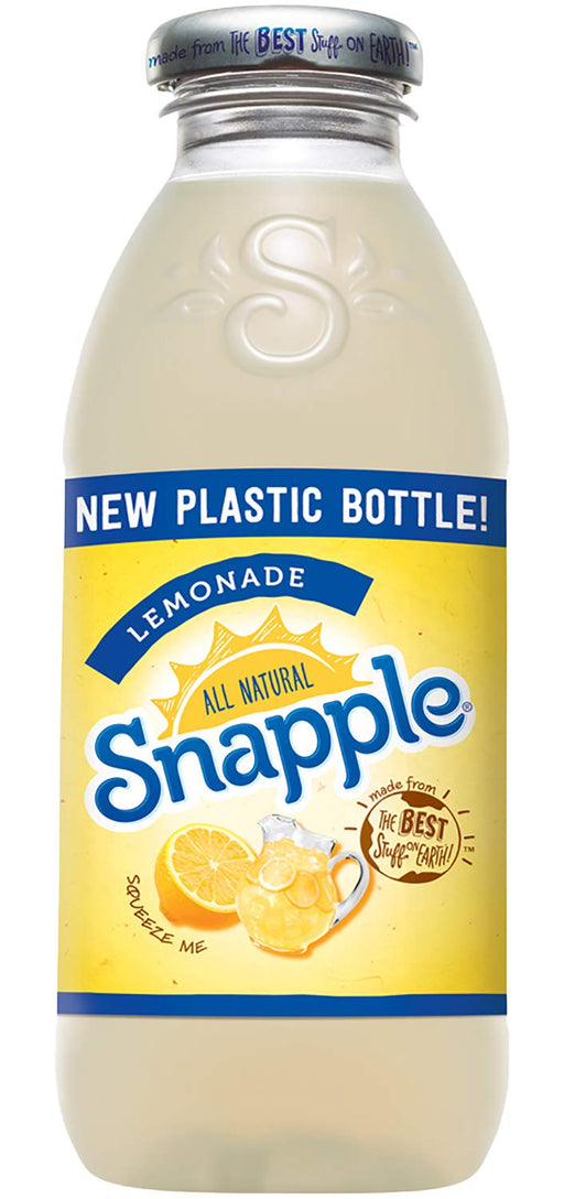 Snapple - Lemonade - 16 fl oz (12 Plastic Bottles) Lemonade 16 Fl Oz (Pack of 12)
