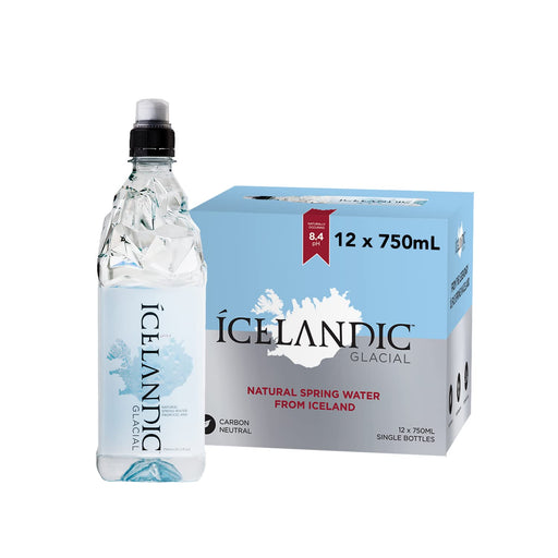 Icelandic Glacial Natural Spring Alkaline Water, 25.3 Fl Oz (Pack of 12) 25.4 Fl Oz (Pack of 12)