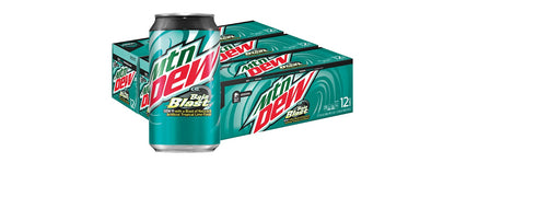 Mountain Dew Baja Blast, 12 oz Cans (Pack of 36) tropical lime 12 Fl Oz (Pack of 36)