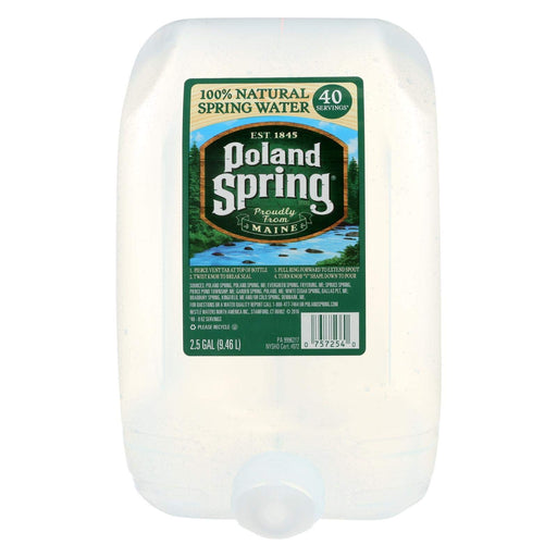 Poland Springs Original Spring Water, 2.5 Gallon - 2 per case.