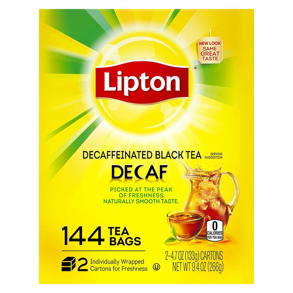 Lipton Tea Bags, decaffeinated 144 Count