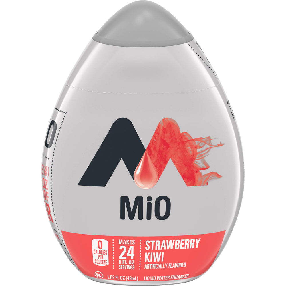 Mio Strawberry Kiwi Liquid Water Flavoring Enhancer 12 Pack, 1.62 fl. oz. Bottles Sugar-Free Strawberry Kiwi