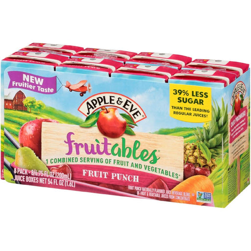 Apple & Eve Fruitables, Fruit Punch 6.75 Fluid-oz, 40 Count