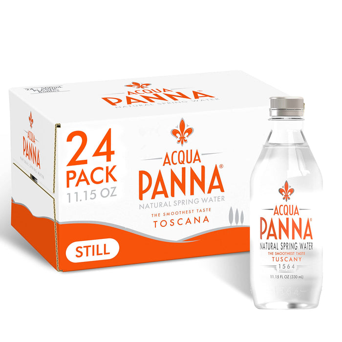 Acqua Panna Natural Spring Water, 11.15 Fl. Oz. Plastic Bottles, Pack of 24 11.15 fl oz Pack of 24