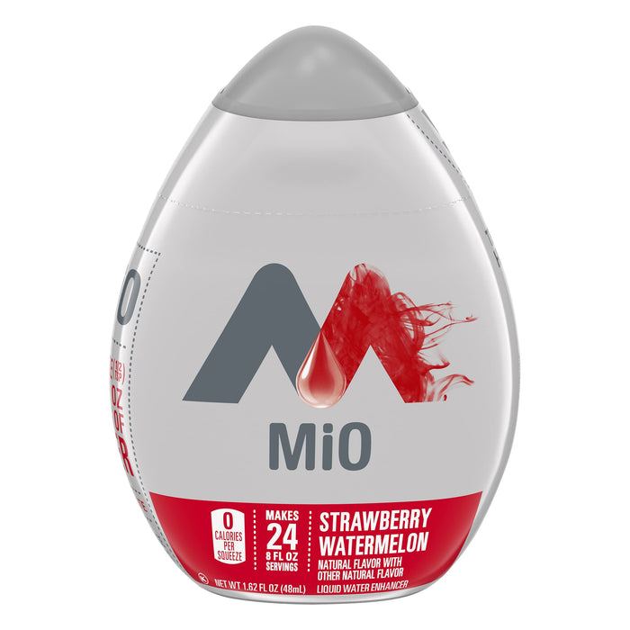 MiO Strawberry Watermelon Liquid Water Enhancer , Caffeine Free, 1.62 Fl oz Bottle (Pack of 4)