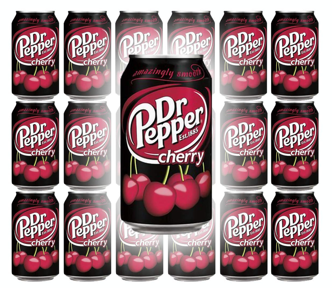 Dr Pepper Cherry, 12 Fl Oz Can (Pack of 18, Total of 216 Oz) Cherry 12 Fl Oz (Pack of 18)