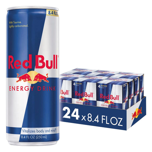 Red Bull Energy Drink, 8.4 Fl Oz (24 Pack) Original 8.4 Fl Oz (Pack of 24)