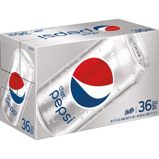 Diet Pepsi Cola - 12 oz. cans (36 Cans) Cola 12 Fl Oz (Pack of 36)