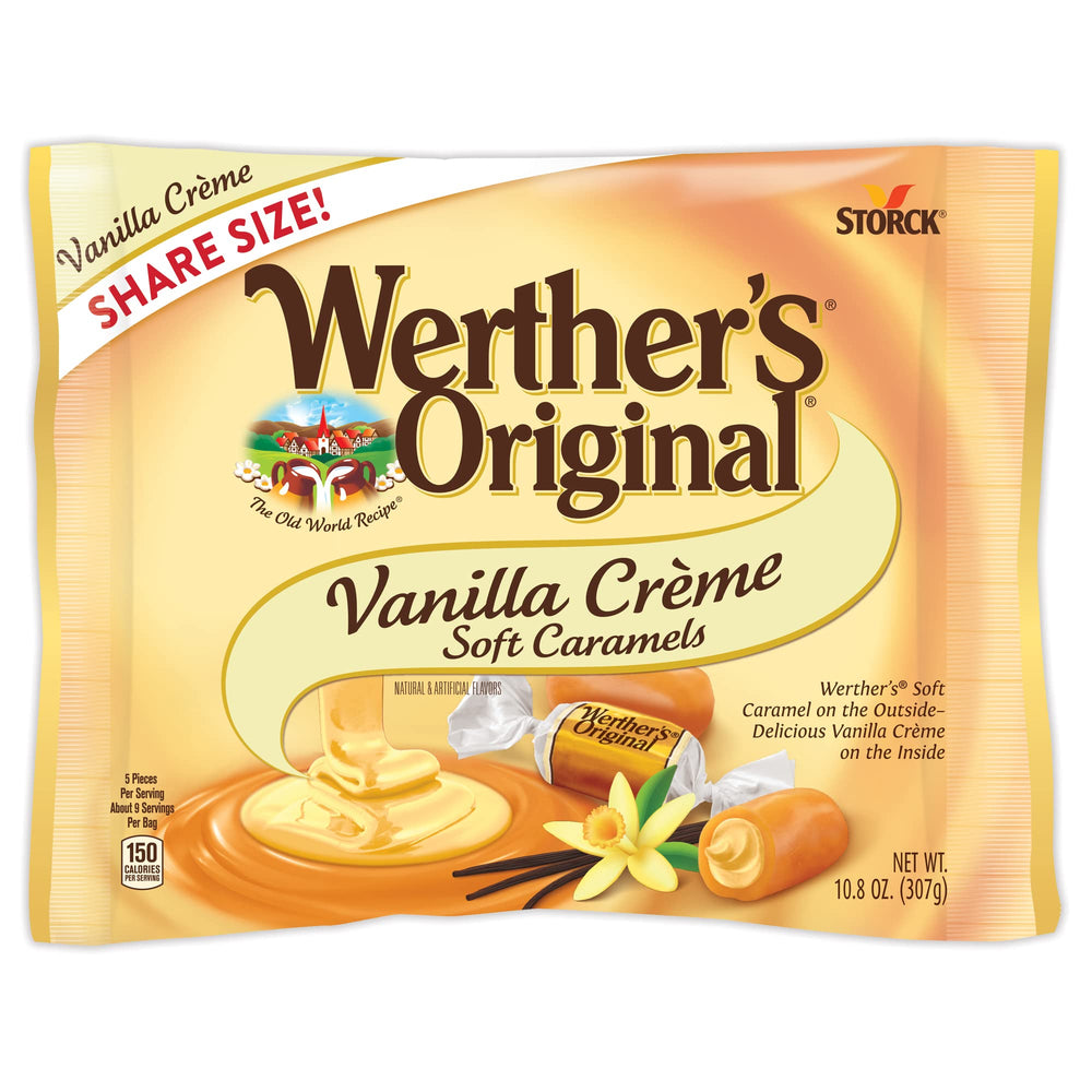 WertherA¢a¬a¢s Original Soft Vanilla CrA¨me Caramel Candy, 10.8 Oz Bag