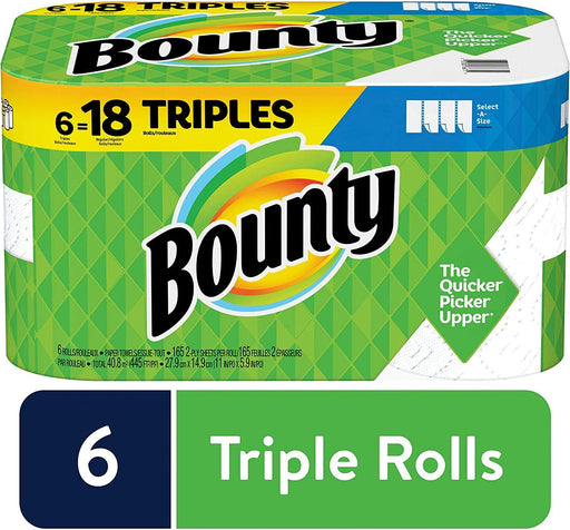 Bounty Select-a-Size Big Roll Paper Towels, 84 sheets, 12 rolls
