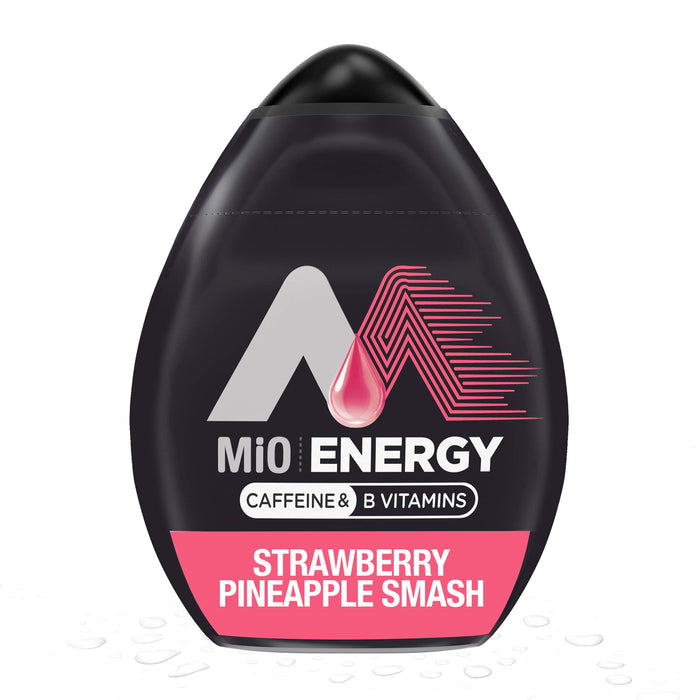 MiO Energy Strawberry Pineapple Smash Naturally Flavored Liquid Water Enhancer 1 Count 1.62 fl oz 3.24 Fl Oz (Pack of 1)