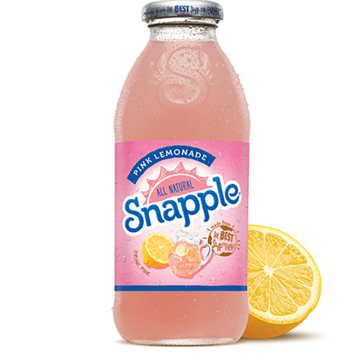 Snapple - Pink Lemonade - 16 fl oz (12 Plastic Bottles) Pink Lemonade 16 Fl Oz (Pack of 12)