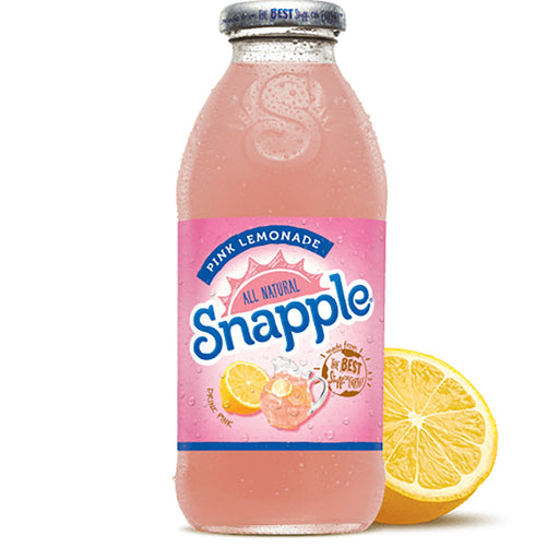 Snapple - 16 oz (9 Plastic Bottles) (Pink Lemonade, 9 Bottles) Pink Lemonade 16 Fl Oz (Pack of 9)