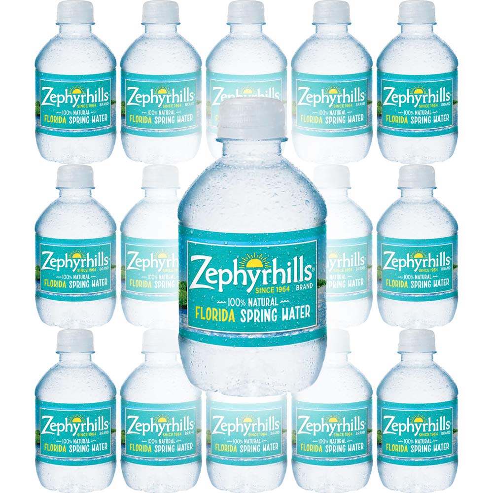 Zephyrhills Natural Spring Water, 8oz (Pack of 15, Total of 120oz)
