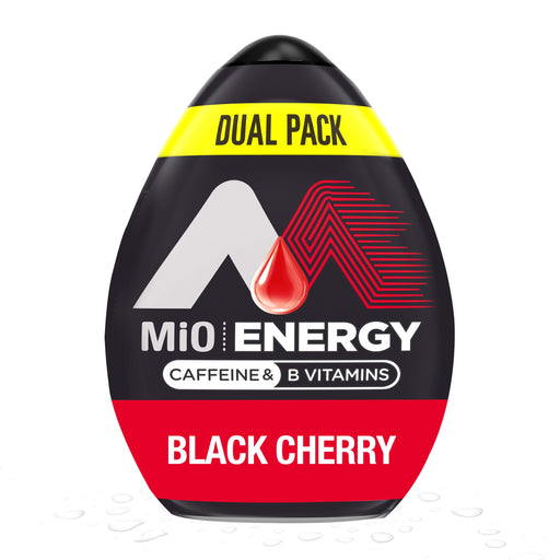 MiO Energy Black Cherry Naturally Flavored Liquid Water Enhancer 2 Count 1.62 fl oz