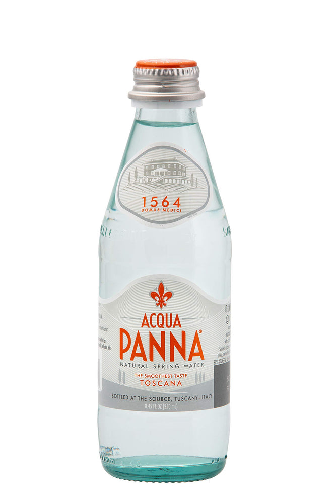 Acqua Panna Still Natural Spring Water in a Glass Bottle of 250ml/8.45 Fl.oz -Case of 24