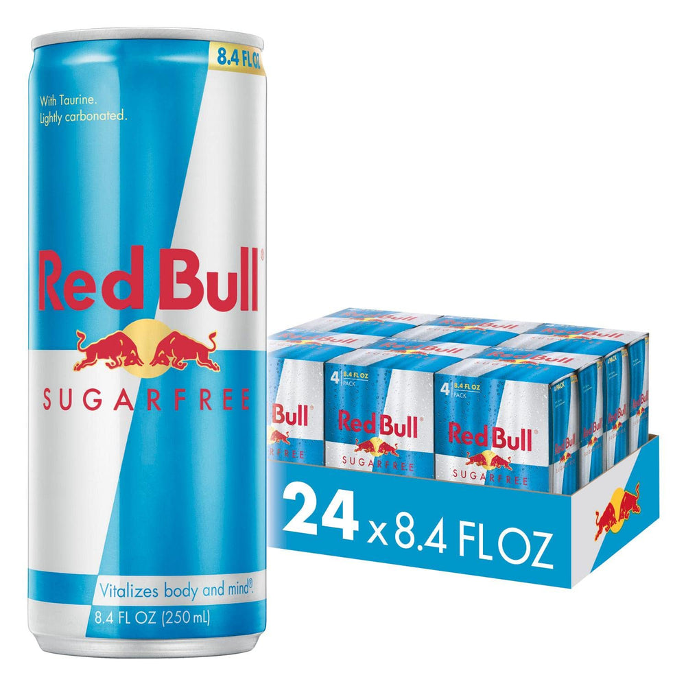 Red Bull Energy Drink, Sugar Free,8.4 Fl Oz (Pack of 24)