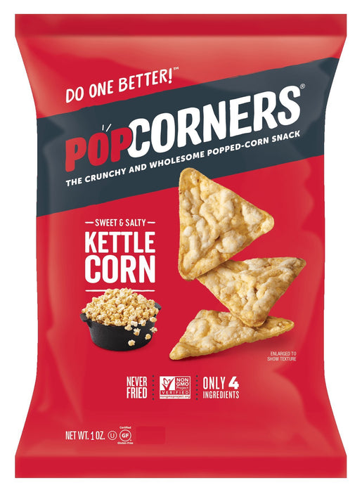 Popcorners Kettle Corn Crunchy and Wholesome Popped-Corn Snacks 1 Ounce (Pack of 40) Carnival Kettle 1 Ounce (Pack of 40)